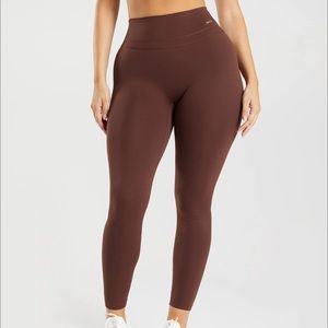 Gymshark Whitney Simmons Rekindle Brown High Rise Leggings-Size Small